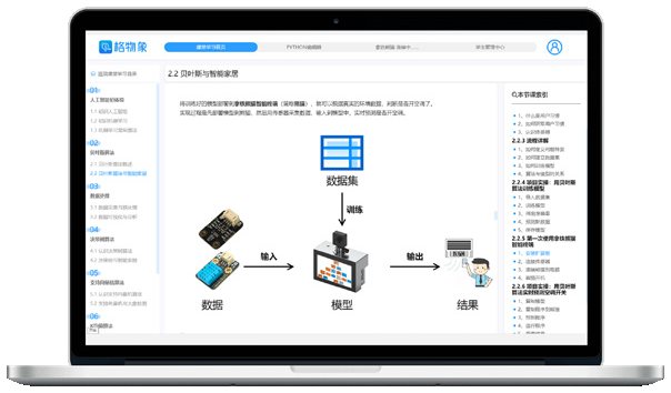 格物象高中人工智能教学实践平台
